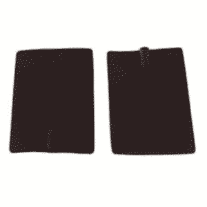 2 roscoe electrodes dark brown rectangle shape